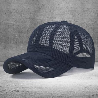 Summer Hollow Breathable Mesh Hat Sun Hat Men's and Women's Outdoor Travel Sunshade Sunscreen Cap