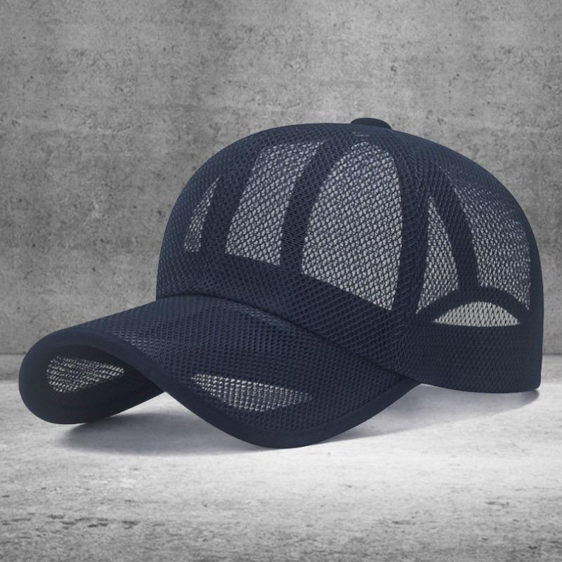 Summer Hollow Breathable Mesh Hat Sun Hat Men's and Women's Outdoor Travel Sunshade Sunscreen Cap