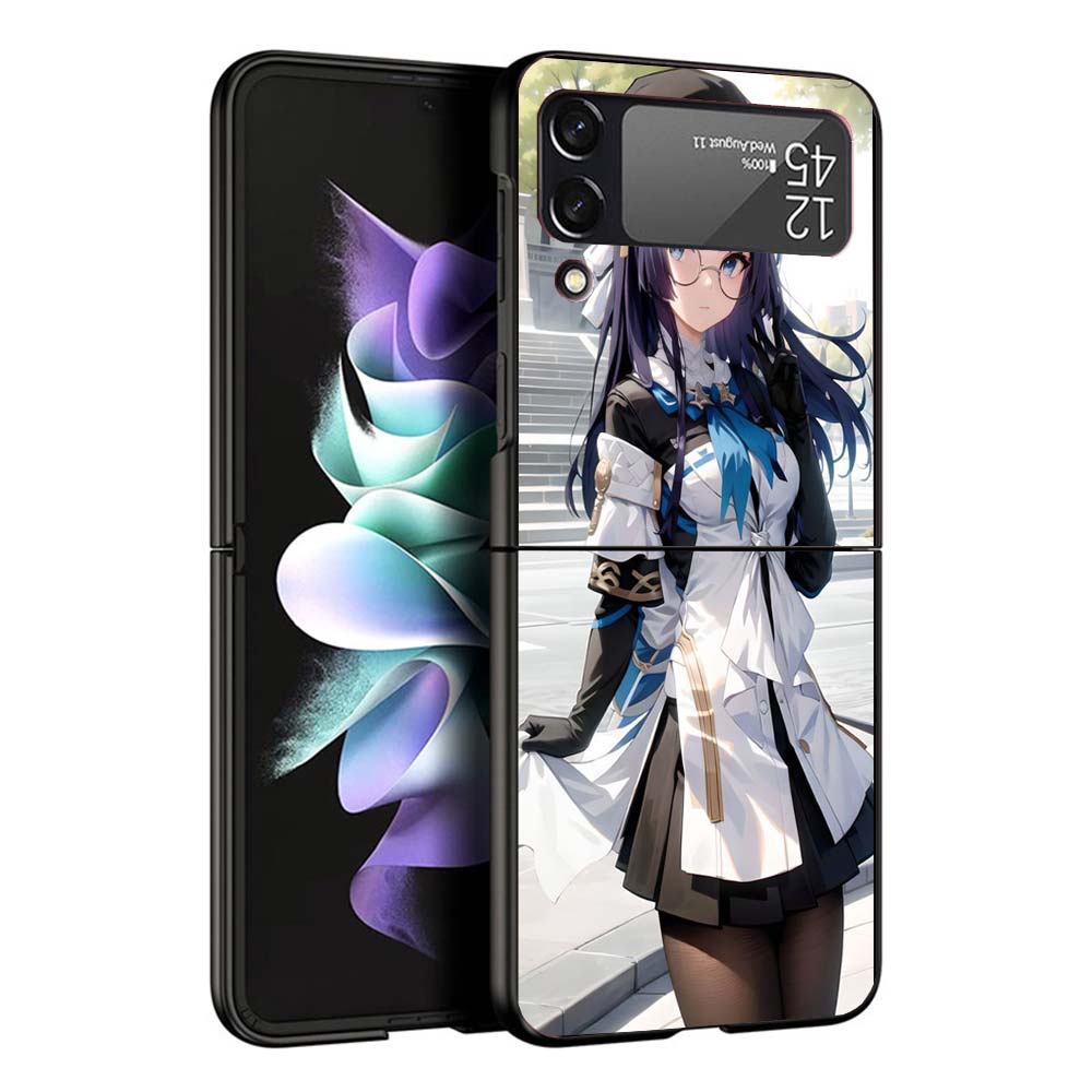 Honkai Star Rail Pelageya Phone Case For Samsung Galaxy Z Flip7 Flip6 5G Flip5 Flip4 Flip3 ZFlip 7 6 3 4 5 Shockproof Back Cover