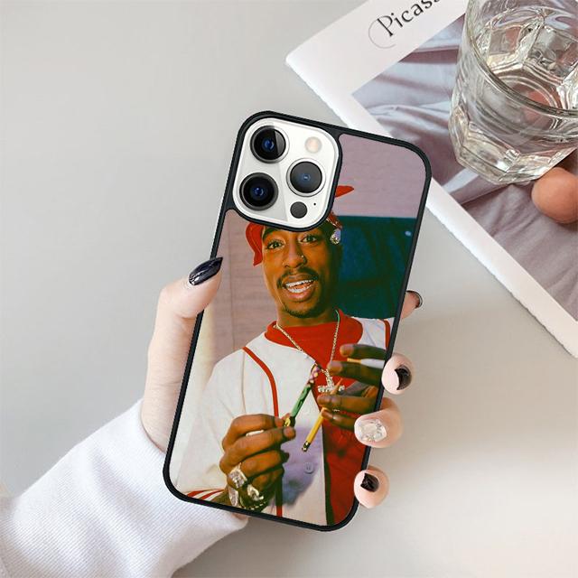 Tupac 2pac Shakur Handyhülle Für iPhone 17 Air 15 16 Hülle 14 13 11 12 Pro Max Max Plus Rückseite Schale