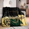 1pc Detective Conan Flannel Throw Blanket - HD Printed Lightweight Soft Warm All-Season Blanket for Sofa, Bed,
