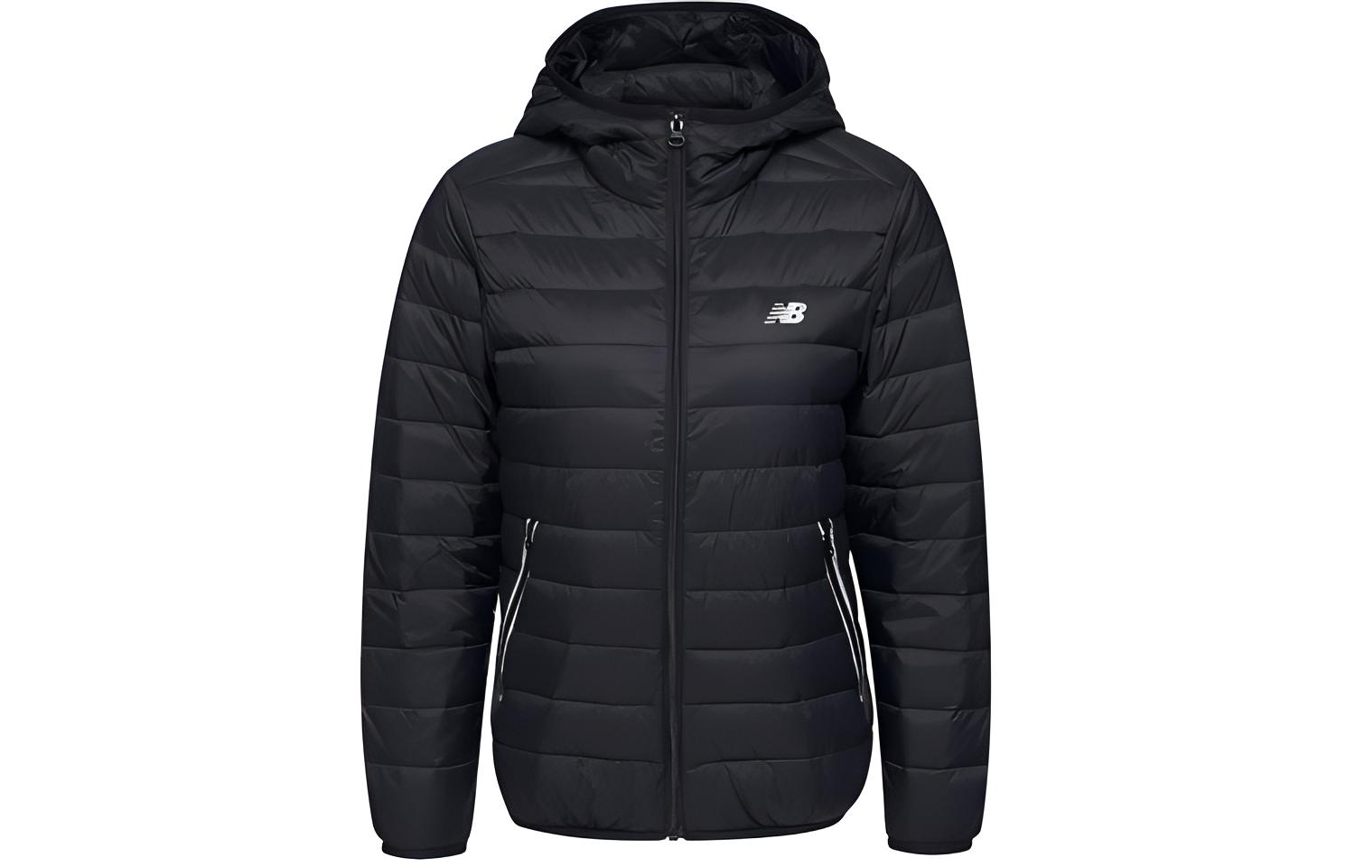 New Balance Down Jackets Women s Black Hooded Moderate Other NP84S822-BK S