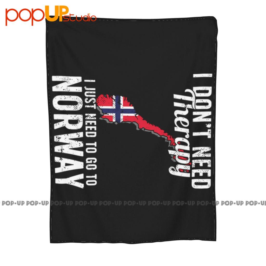 I Don T Need Therapy Just To Go Norway Norwegian Flag Ultra-Soft Blanket Quilt Winter Sofa Cover Bed Covers