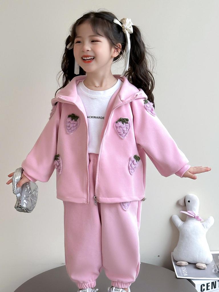2025 Trendy Girls' Autumn Sportswear Set: Stylish Spring & Autumn Children's Clothing