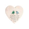 2d Christmas Sea Glass Christmas Tree Heart Shaped Decoration Ornaments