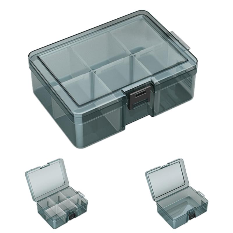 Heavy Duty Plastic Storage Box Container Case With Removable Dividers For Small Tool Bolts Screws And Parts Organization