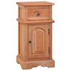Day and Night - Day and Night Solid Mahogany Wood Bedside Table
