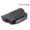 Slimline SATA 13Pin Female to SATA 22Pin Male  Converter Serial ATA 7+15 to Slim 7+6 Pin Extend Adapter