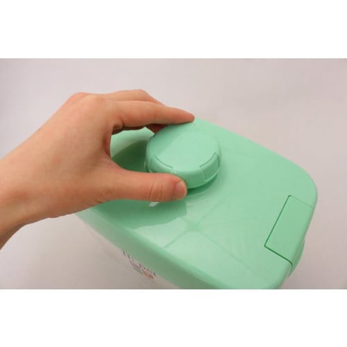 Risu Instant Pickle Container, Square, Green, 2.2L, Hyperpet, Recipe Included, Made In Japan, S-22