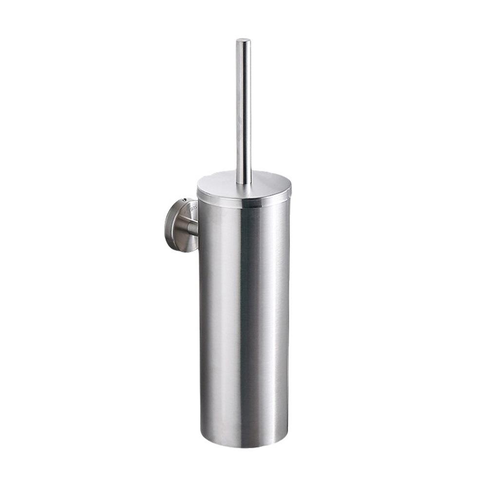 Wall Mounted Toilet Cleaning Brush Stainless Steel Bathroom Cleaning Tool Bathroom