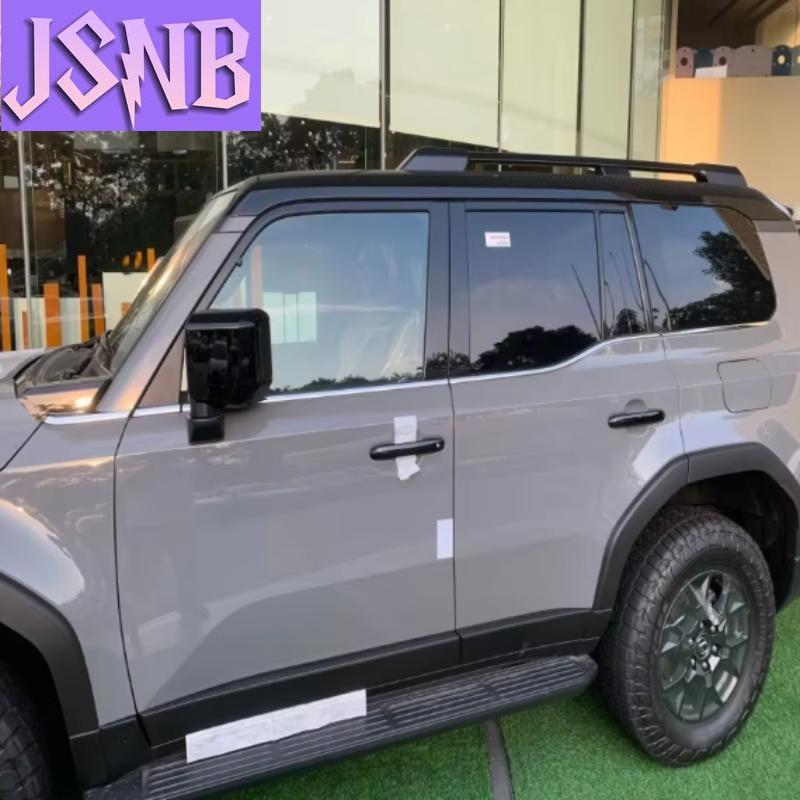 New For Toyota Land Cruiser 250 Prado LC250 2024 steel car Bottom Window Sill Trims window decorative strip Body Door Moulding C