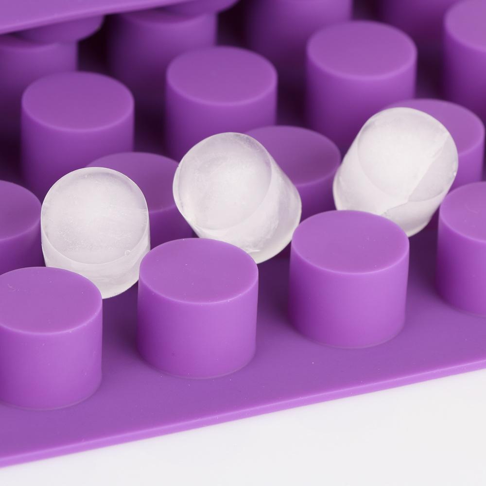 88 Cavities Mini Round Mini Cheese Cakes Molds Baking Silicone Mold for Chocolate Truffle Jelly and Candy Ice Mold