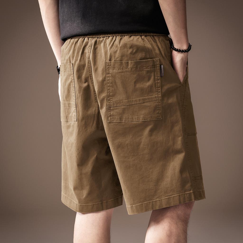 High-end American Urban Functional Wind Tooling Five-point Pants Men's Summer Loose Casual Straight Large-size Trendy Shorts