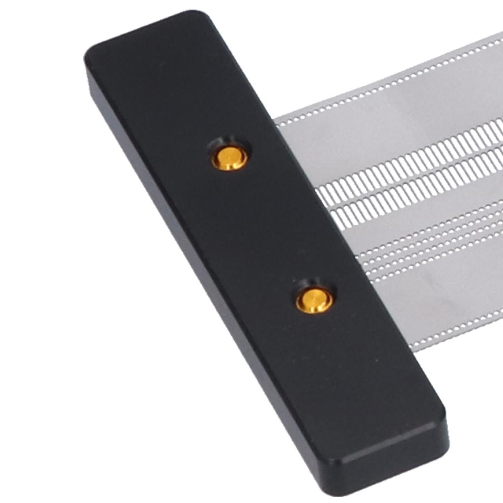 Marking Scale Exquisite Accurate Portable Convenient Sturdy Multifunctional Tshaped Hole Ruler(200mm )