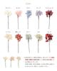 [SOUBIEN] Soubien Coming-of-Age Ceremony Hair Ornament 10-Piece Set for Furisode, Graduation Ceremony, and Hakama - Dried Flowers, Baby's Breath,