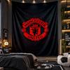 Wall Hanging Tapestry Manchester United Print Cloth for Living Room Bedroom Home Decor
