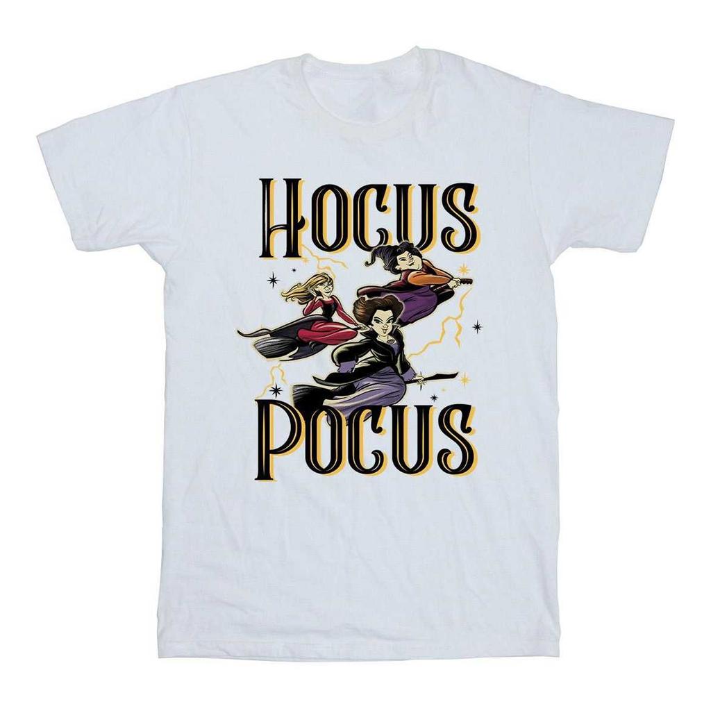 Hocus Pocus Girls Flying Cotton T-Shirt