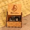 Light Luxury Wooden Hand Cranked Music Box Retro Handmade Music Box for Christmas Gifts/Father Day/Mother Day Gift/New Year Gift