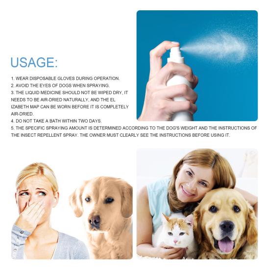 60ML Pet Deodorant Spray Efficient Long Lasting Effect Quick Remove Pet Odor