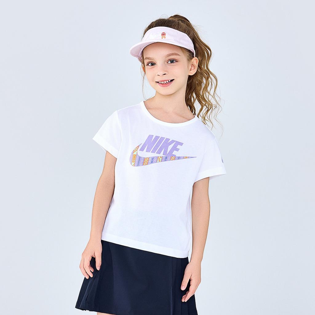 New Nike T Shirt Pure White Teenagers NY2422122