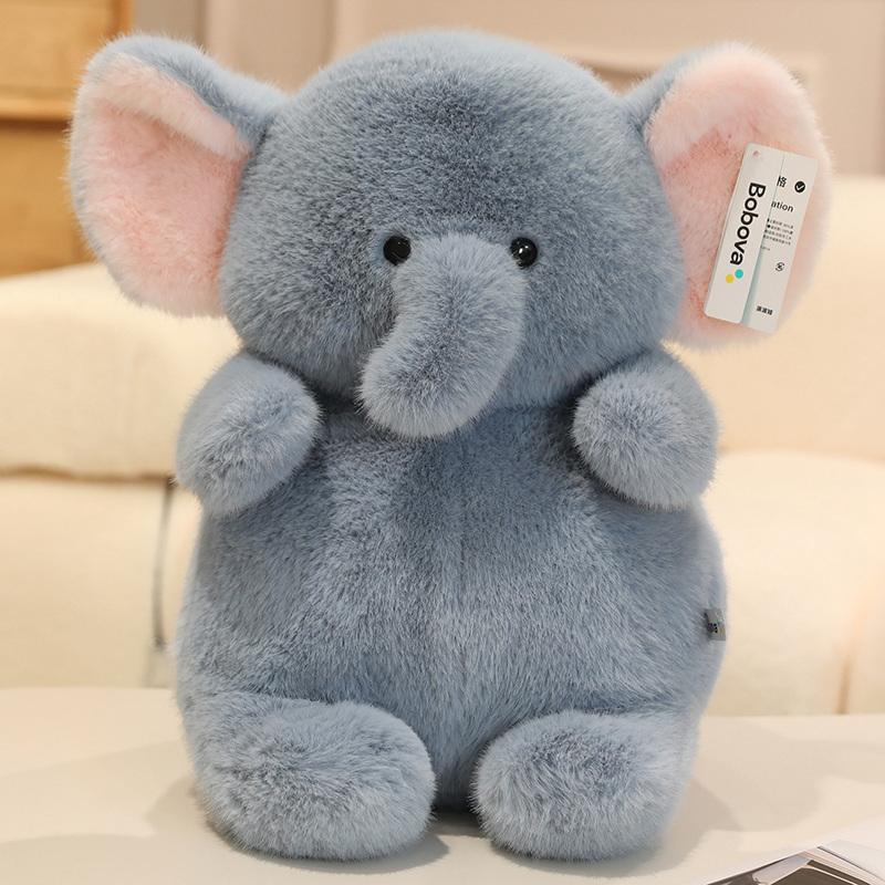 Serie di peluche animali morbidi Kawaii Elefante Panda Rosso Maiale Pinguino Foca Bambola Rassicurante per il Sonno Regalo
