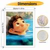 Disney Luca digital oil painting diy handpainted coloring painting home decoration, abstract wall art gift canvas for modern room decor