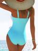 European & American Backless High Waist One-Piece Swimsuit 2025 - Sexy Women's Swimwear