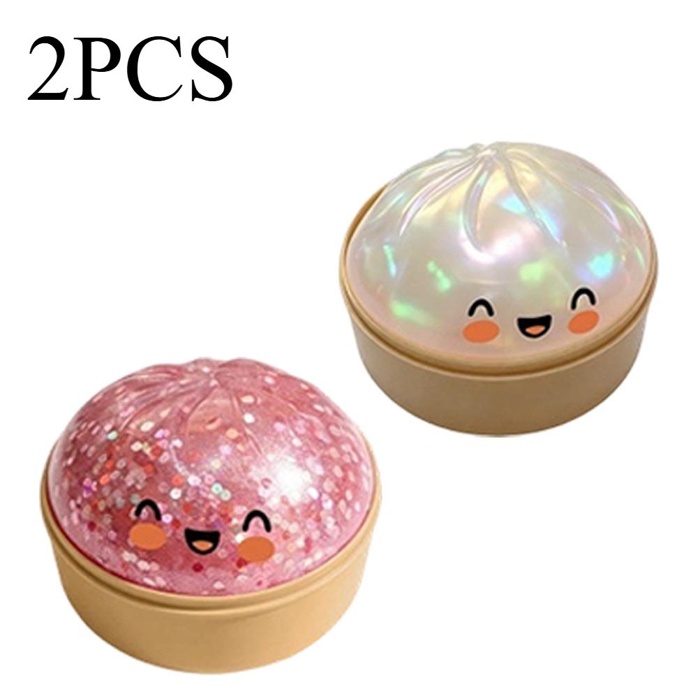 Soft Dumpling Squishy Toy Slow Rising Mochi Squeeze Stress Relief Sensory Toy For Adults