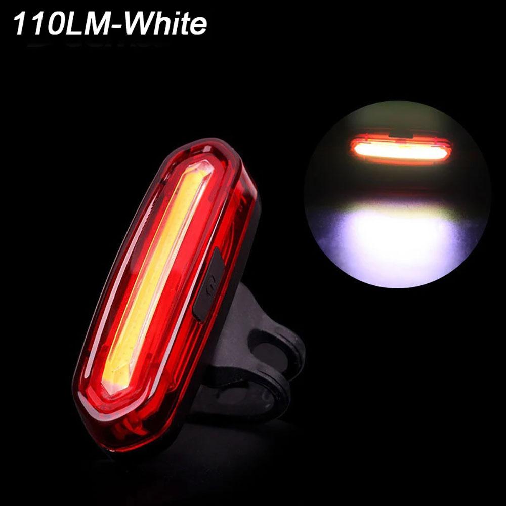 USB Rechargeable LED Cycling Bike Warning Light Mountain Bicycle Taillight MTB Red Light Bike Rear Light