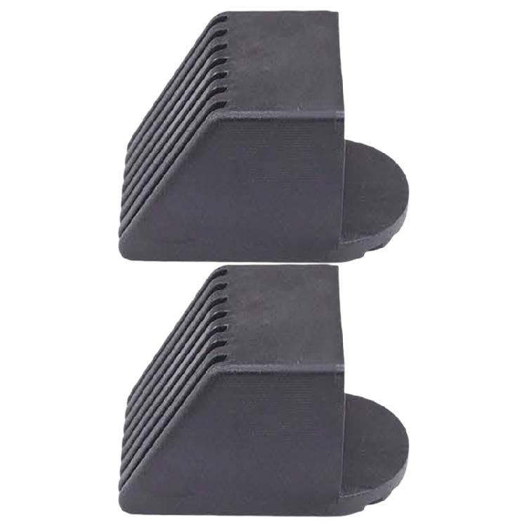 

2Pcs Gym Equipment End Caps Floor Protectors Square End Cover Plastic Square Tube Sleeve Fitness Equipment End Caps 50 times 50mm