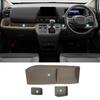 SHAOHAO Honda Freed Generation GT Silikon-Tacho-Pad-Abdeckung mit Instrumententafel-Getränkehalter Einfaches Auto-Interieur Braun (3. Serie) Rutschfest,