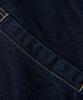 Agod Washed Crop Zip-Up Denim Jacket [Raw Indigo]