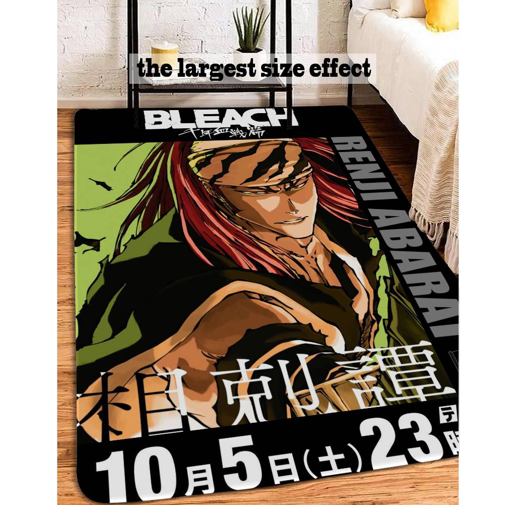 1PC Anime Figure Bleach Bathroom Mat Kids Room Bedroom Decoration Balcony Anti-Slip Doormat Living Room Welcome Rug