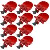 5/10sets Chicken Water Bowl Hens Quail Birds Drinking Bowls Water for Chicken Coop Chick Nipple Drinkers Poultry Farm Animal