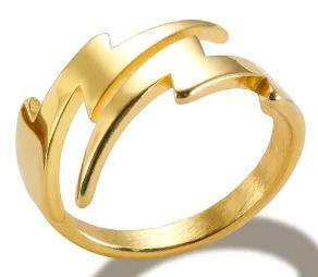 Anello Minimalista in Acciaio Inossidabile a Forma di Cuore Amore Vuoto per Donne Anelli con Zirconi Intarsiati Colore Oro Impermeabile Gioielli Moda Romantica