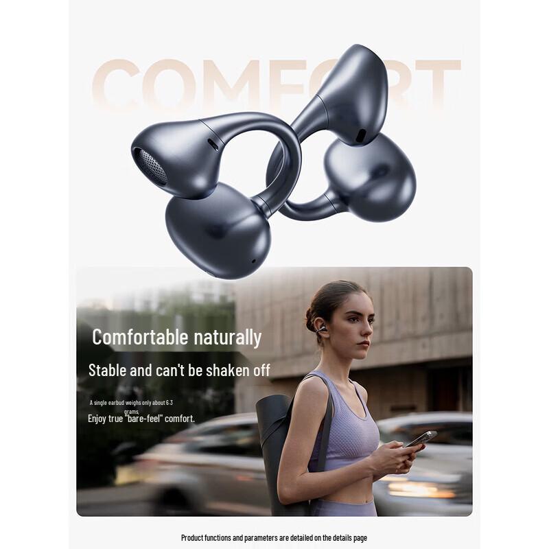 SANAG ANC Ear Clip Bluetooth Headset with Translator