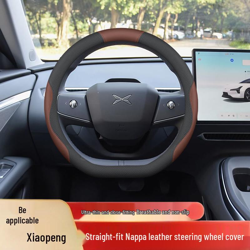 Steering Wheel Cover for Xiaopeng MONA M03 P7G9 - Grip, Anti-Slip, Odor-Free, No-Sew Interior Accessory