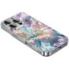 Coque Électrodéposée Imprimé Fleur de Soie Dégradé de Couleur Romantique de Luxe Pour iPhone 17 16 Pro Max 15 14 Plus 13 12 16E 17 Air Cover