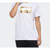 Adidas T Shirts Men's White Crew Neck Moderate Straight Fit FM6259