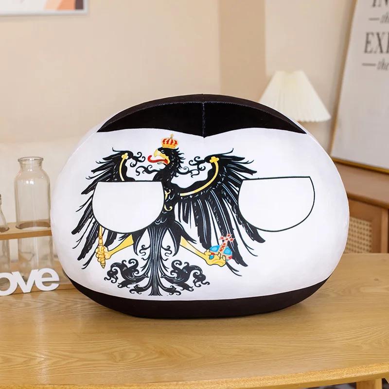Jucării de pluș Country Ball de 10 cm Polandball Geantă Portofel Pandantiv Country Balls Countryball Păpușă de pluș Jucărie Cadouri de Crăciun pentru copii