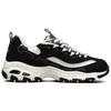 Skechers D Lites 1.0 Low Chunky Shoes Black Women's 149463-BKW