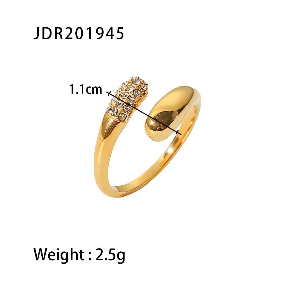 Vysoce kvalitní prsten ze slitiny titanu ve tvaru hada s diamanty - Retro styl, dámský, všestranný, luxusní, temperamentní prsten