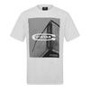 Mens Graphic Print Drop Tail Relaxed Fit T-Shirt