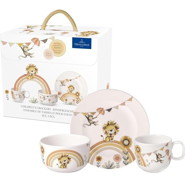 Villeroy & Boch Children's Tableware Set Roar Like a Lion, 3 Pieces (1486738427)