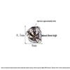 S925 Sterling Silver Copper Coin Toad No-Face Buddha Spacer Beads for DIY Prayer Beads and Accessories