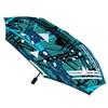 1 Pack Automatic Umbrella With Strong Windproof Structure And Water Repellent Surface For Travel In Graffiti Inspired Tone