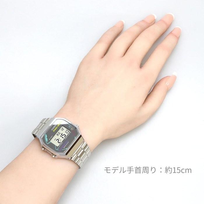 Casio Digital Watch Pac-Man Collaboration Model A168WEPC-7A Silver
