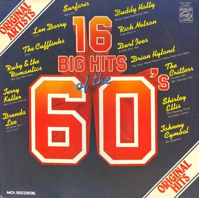 LP Schallplatte VARIOUS - 16 Big Hits Of The 60's MFP50405 Music For Pleas 1977 UK Rock Gebraucht