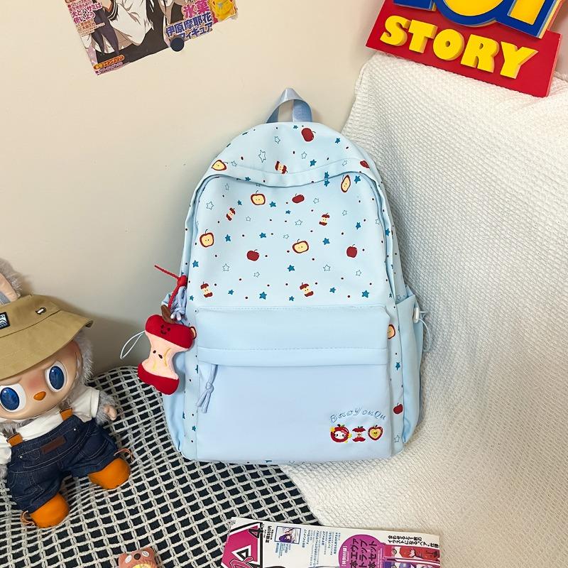 Spring New Schoolbag Korean Ins High Value Primary and Secondary School Students Light Backpack Fresh and Sweet Soft Girl Backpack