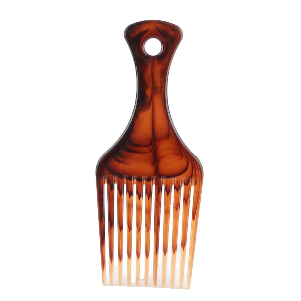 Plastic Hair Comb Insert Afro Hair Pick Comb Hair Fork Comb Hairdressing Styling Tool for Man & Woman